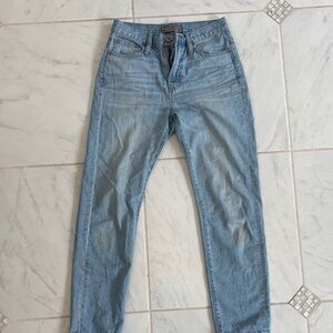 Women's Light Blue Straight Leg Jeans